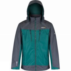 Regatta Mens Calderdale II Jacket Hunter Green / Seal Grey